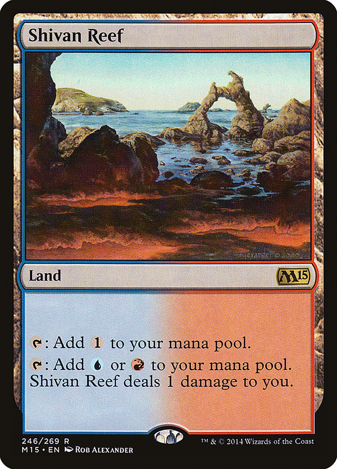 Shivan Reef [Magic 2015] MTG Single Magic: The Gathering    | Red Claw Gaming