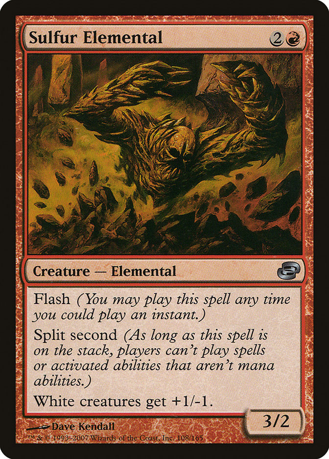 Sulfur Elemental [Planar Chaos] MTG Single Magic: The Gathering    | Red Claw Gaming