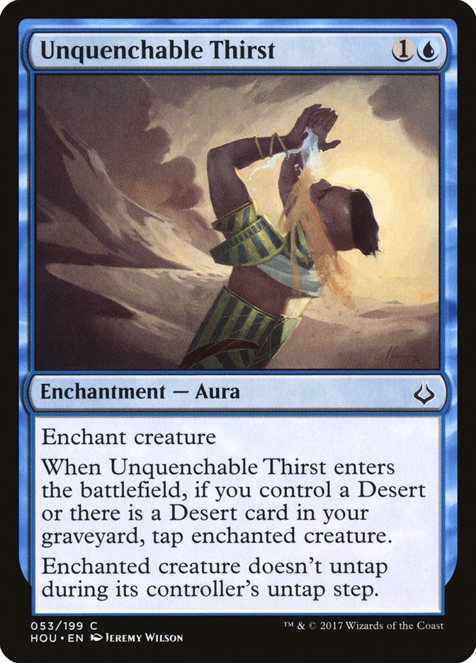Unquenchable Thirst [Hour of Devastation] MTG Single Magic: The Gathering    | Red Claw Gaming