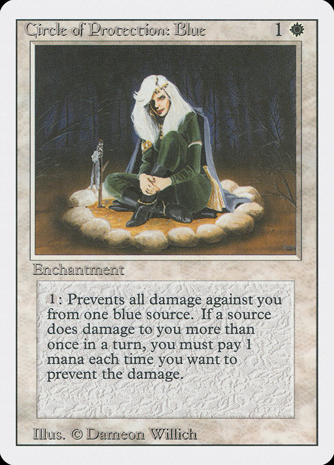 Circle of Protection: Blue [Revised Edition] MTG Single Magic: The Gathering    | Red Claw Gaming