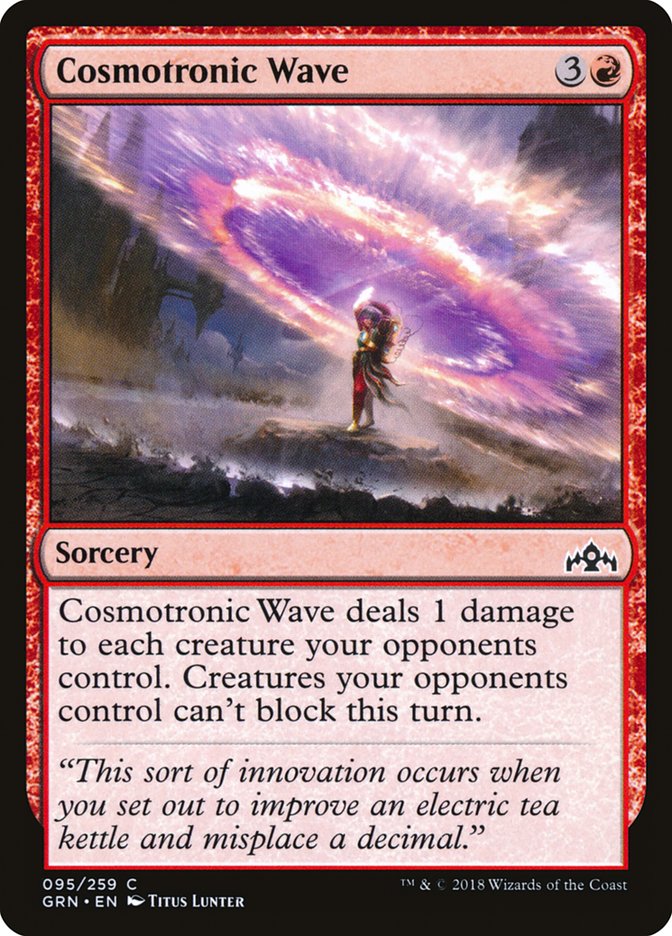 Cosmotronic Wave [Guilds of Ravnica] MTG Single Magic: The Gathering    | Red Claw Gaming