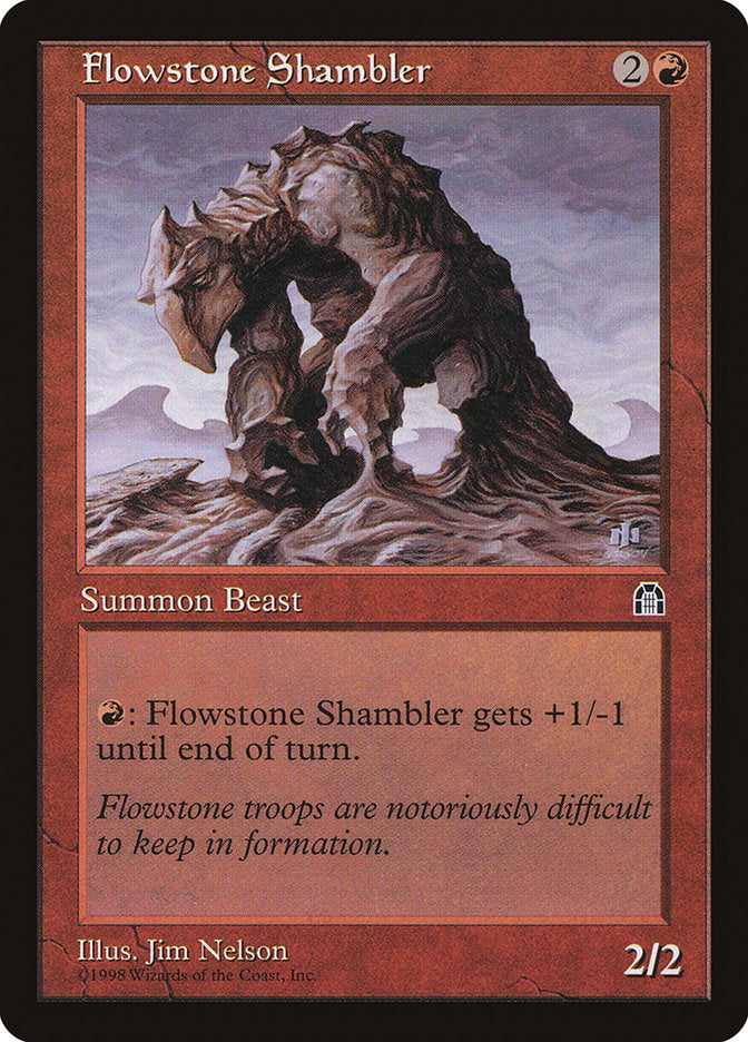 Flowstone Shambler [Stronghold] MTG Single Magic: The Gathering    | Red Claw Gaming