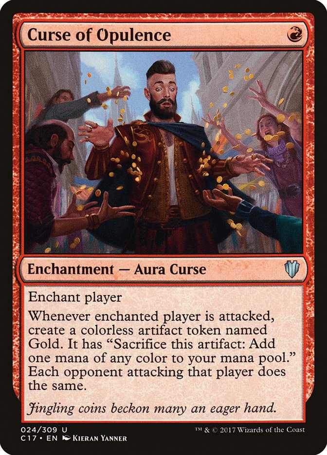 Curse of Opulence [Commander 2017] MTG Single Magic: The Gathering    | Red Claw Gaming