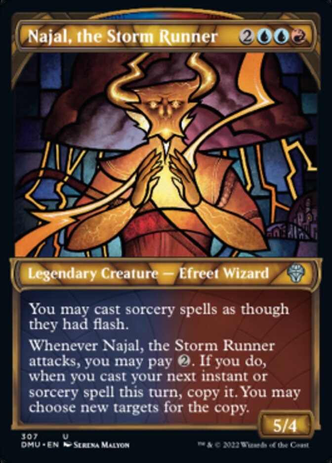 Najal, the Storm Runner (Showcase) [Dominaria United] MTG Single Magic: The Gathering    | Red Claw Gaming