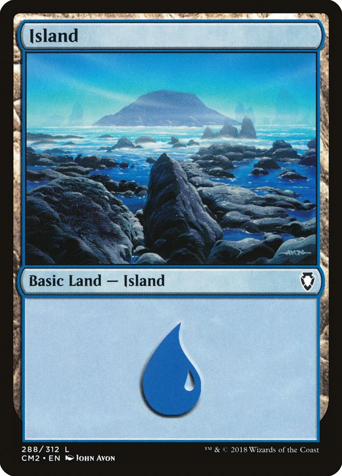 Island (288) [Commander Anthology Volume II] MTG Single Magic: The Gathering    | Red Claw Gaming
