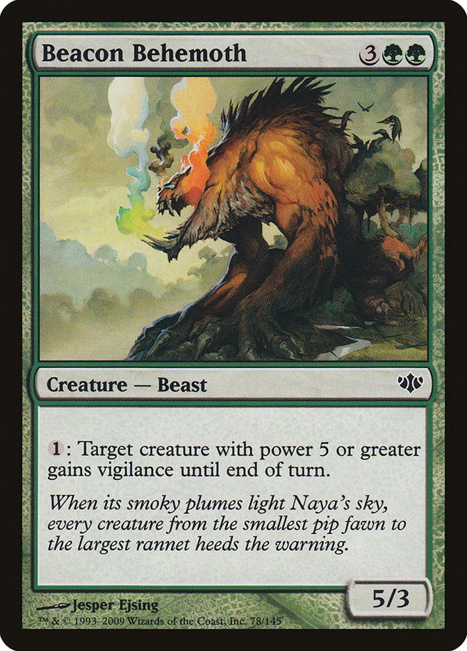 Beacon Behemoth [Conflux] MTG Single Magic: The Gathering    | Red Claw Gaming