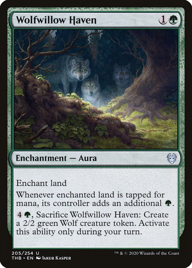 Wolfwillow Haven [Theros Beyond Death] MTG Single Magic: The Gathering    | Red Claw Gaming