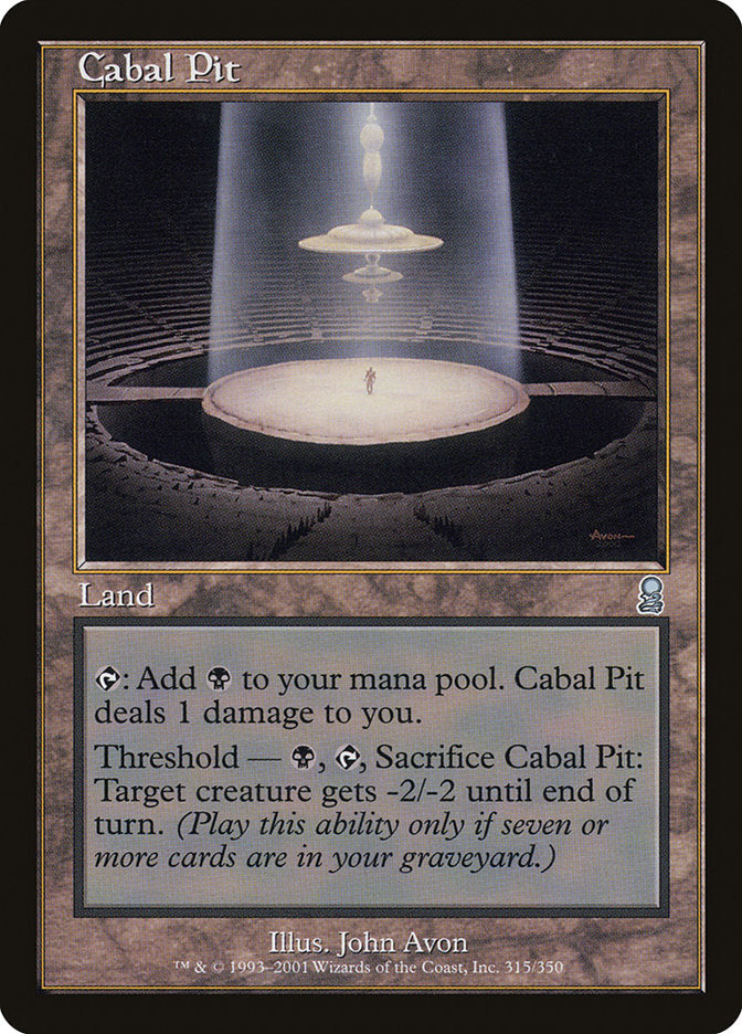 Cabal Pit [Odyssey] MTG Single Magic: The Gathering    | Red Claw Gaming