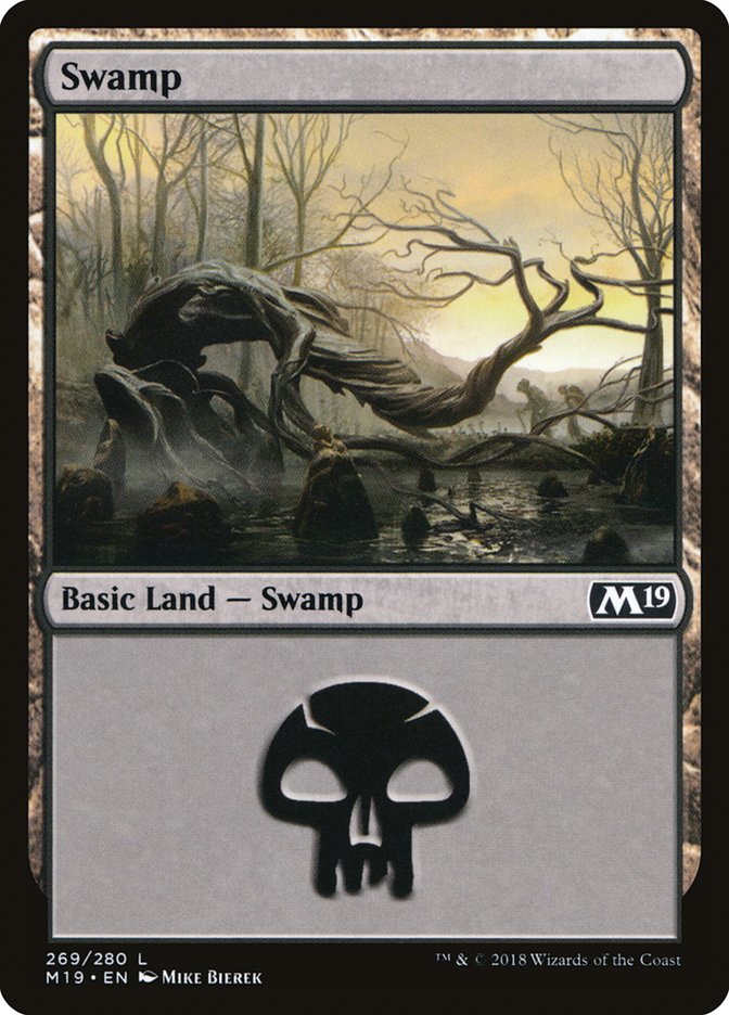 Swamp (269) [Core Set 2019] MTG Single Magic: The Gathering    | Red Claw Gaming