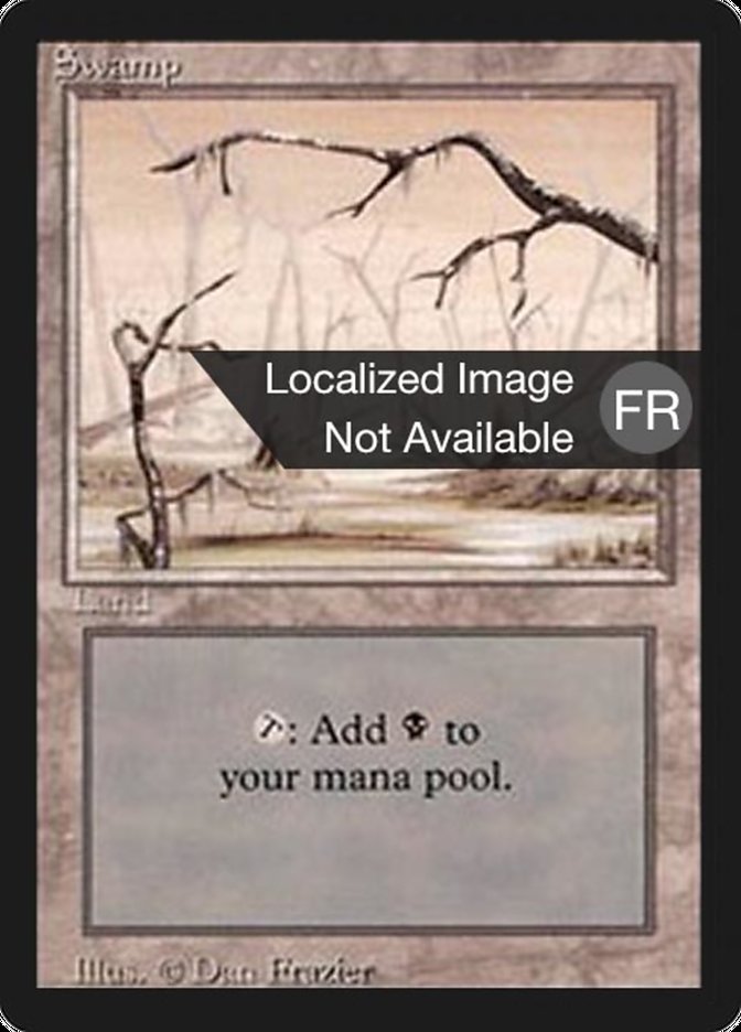 Swamp (B) [Foreign Black Border] MTG Single Magic: The Gathering    | Red Claw Gaming