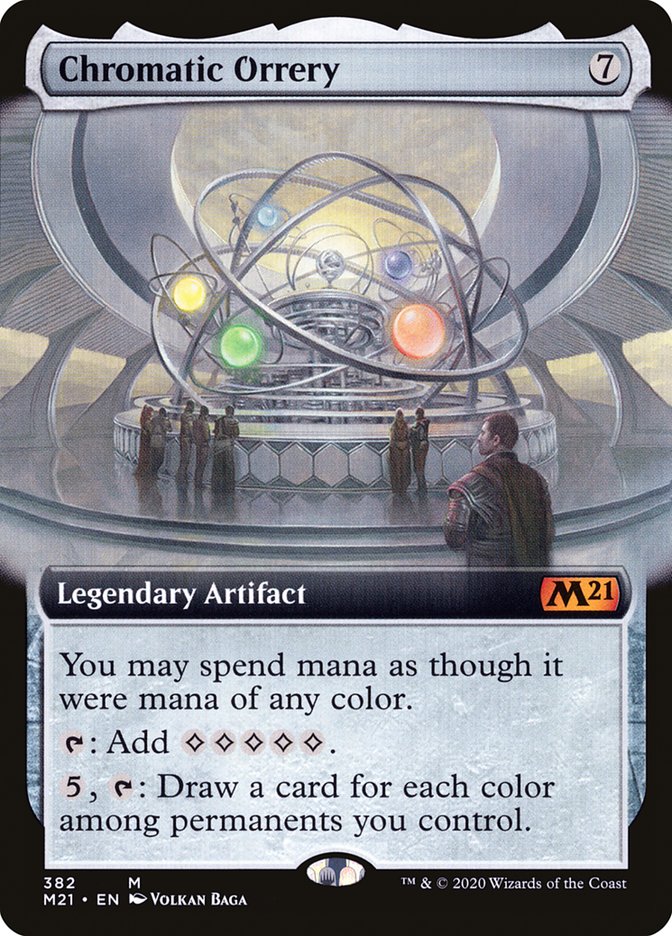 Chromatic Orrery (Extended Art) [Core Set 2021] MTG Single Magic: The Gathering    | Red Claw Gaming