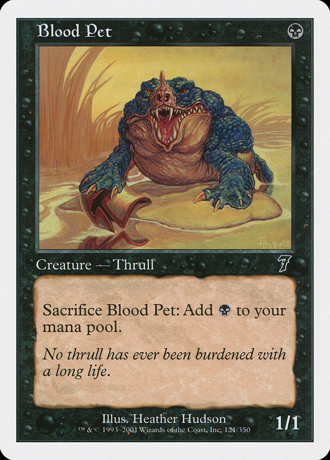 Blood Pet [Seventh Edition] MTG Single Magic: The Gathering    | Red Claw Gaming