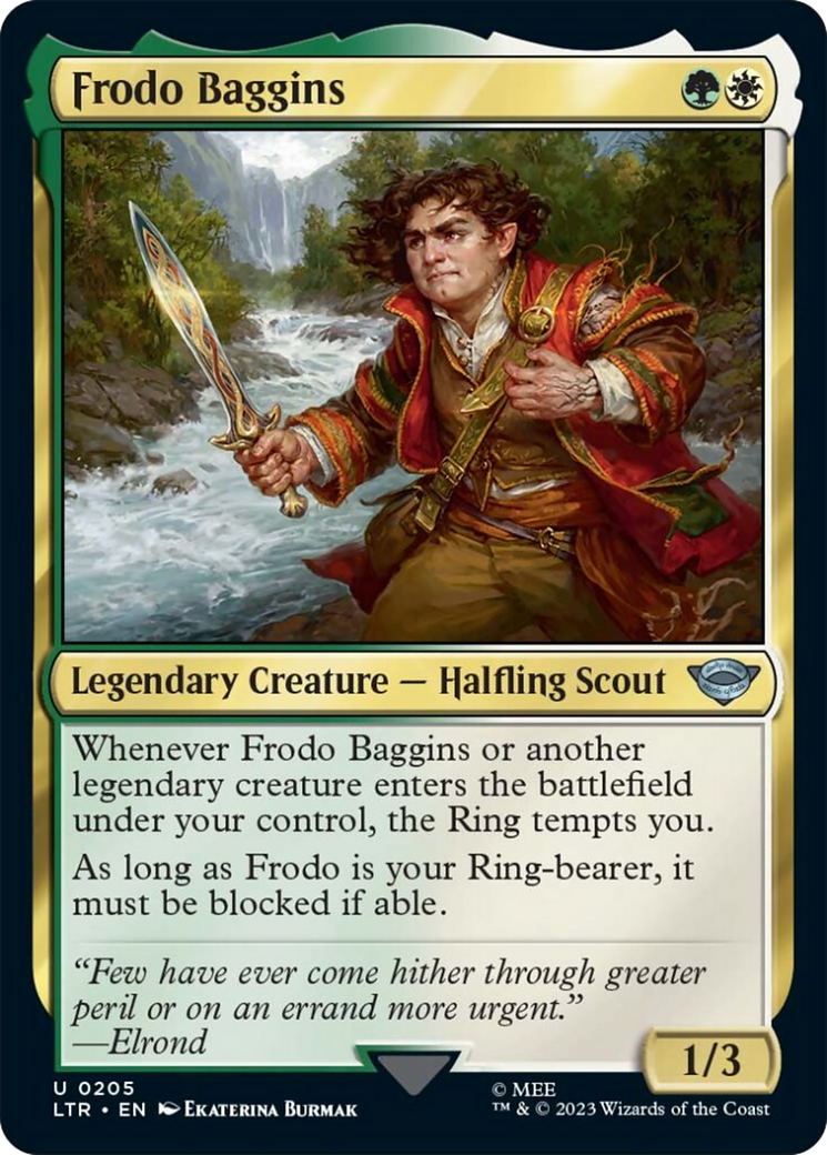 Frodo Baggins [The Lord of the Rings: Tales of Middle-Earth] MTG Single Magic: The Gathering    | Red Claw Gaming