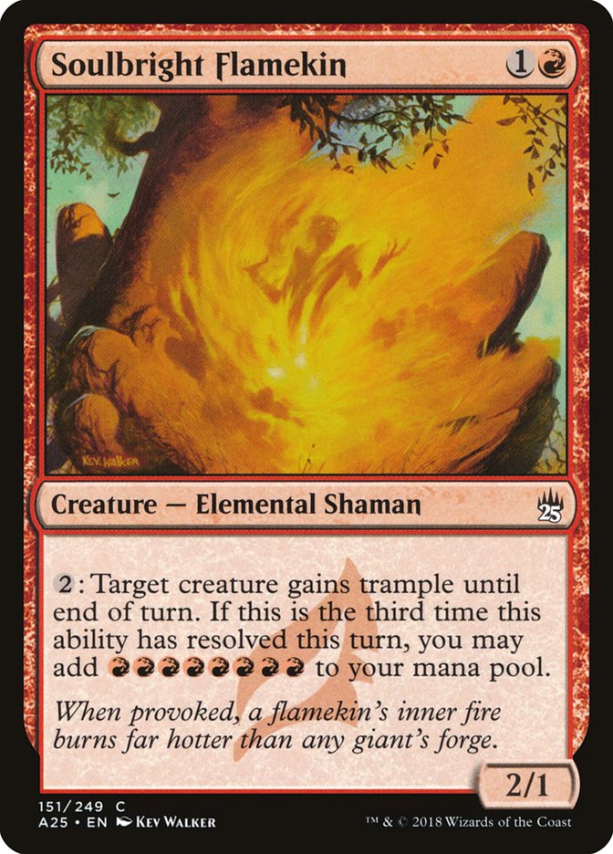 Soulbright Flamekin [Masters 25] MTG Single Magic: The Gathering    | Red Claw Gaming