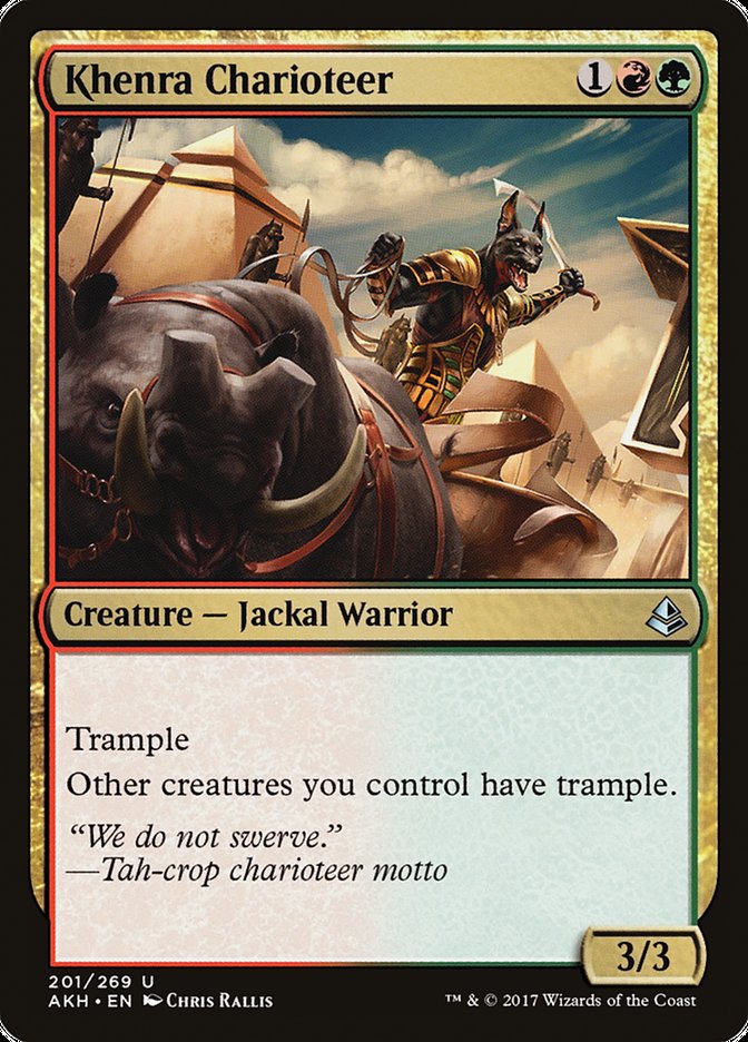 Khenra Charioteer [Amonkhet] MTG Single Magic: The Gathering    | Red Claw Gaming