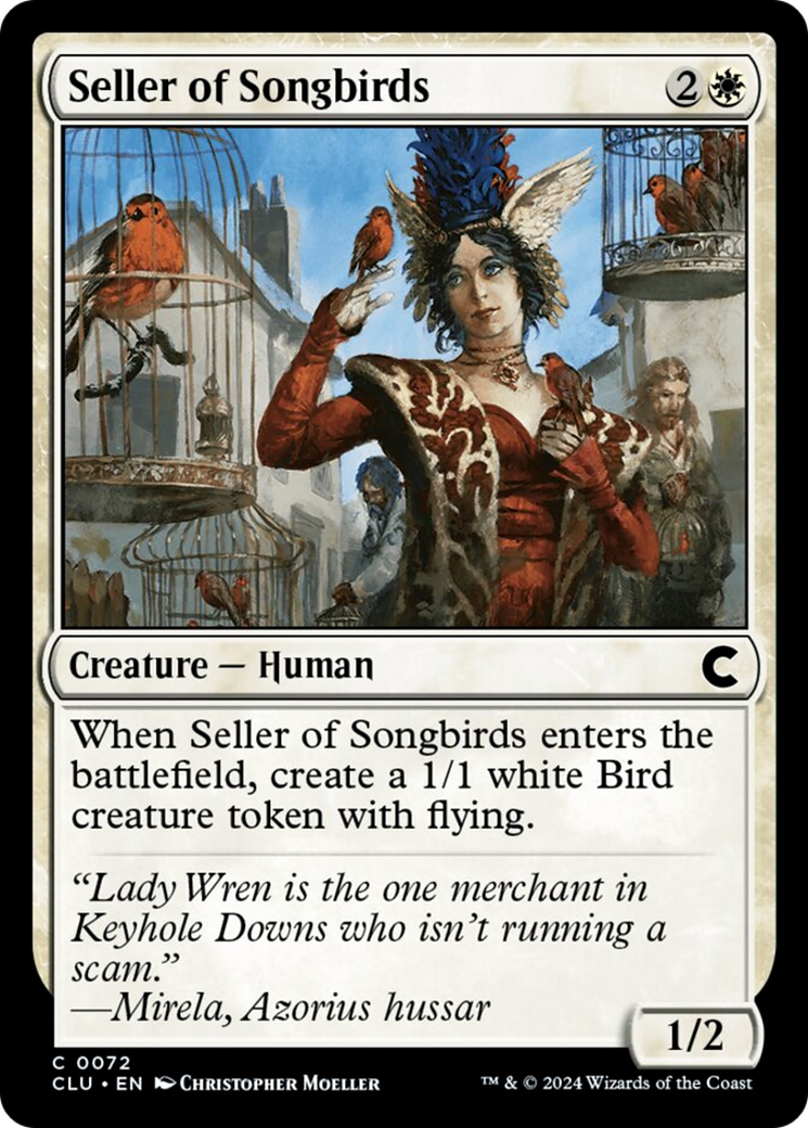 Seller of Songbirds [Ravnica: Clue Edition] MTG Single Magic: The Gathering    | Red Claw Gaming
