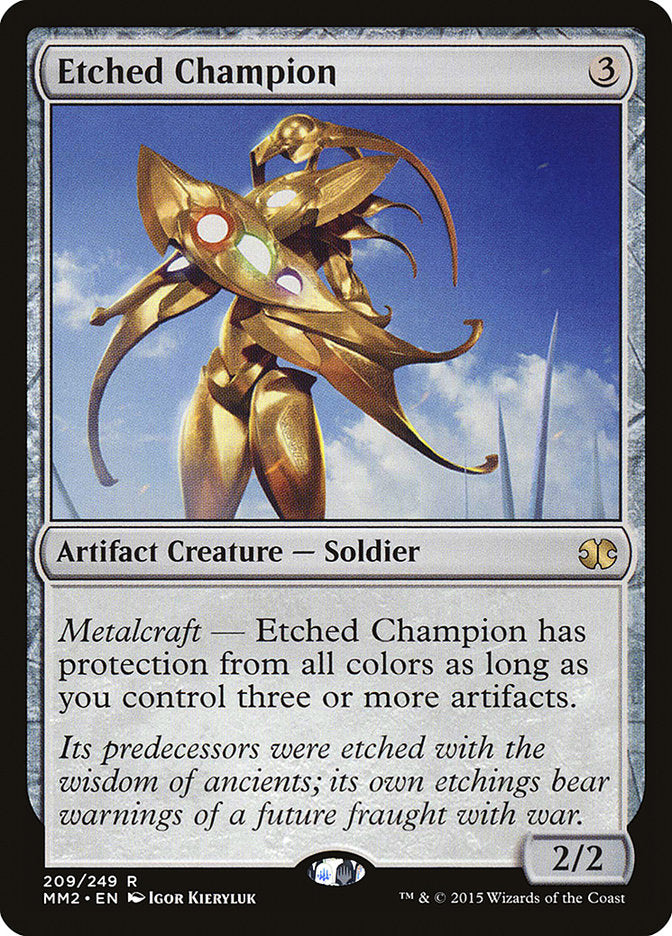 Etched Champion [Modern Masters 2015] MTG Single Magic: The Gathering    | Red Claw Gaming
