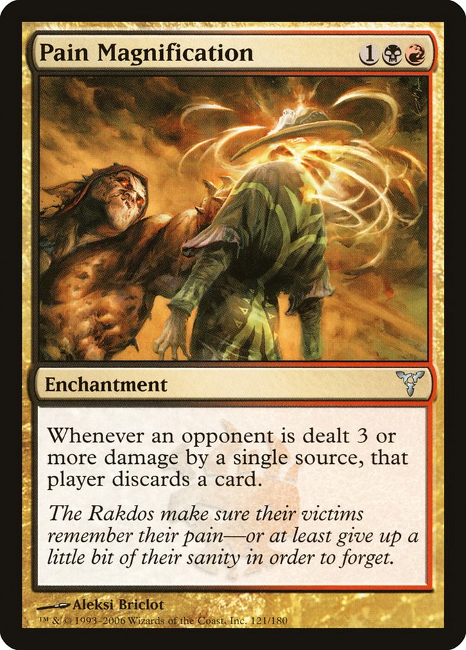 Pain Magnification [Dissension] MTG Single Magic: The Gathering    | Red Claw Gaming