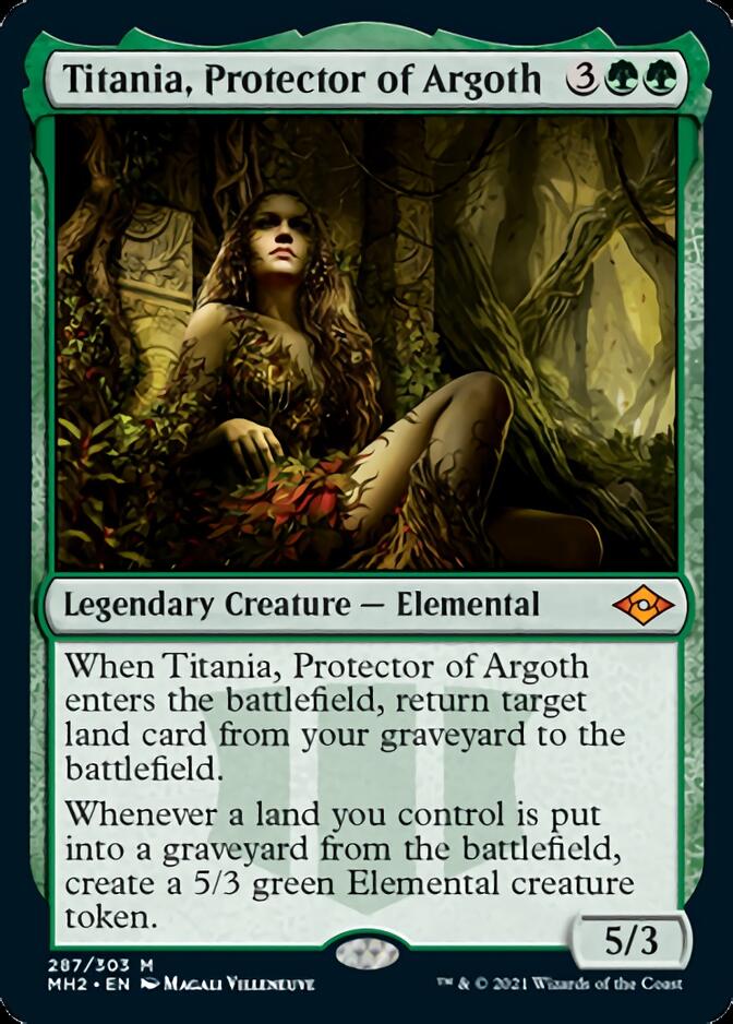 Titania, Protector of Argoth [Modern Horizons 2] MTG Single Magic: The Gathering    | Red Claw Gaming