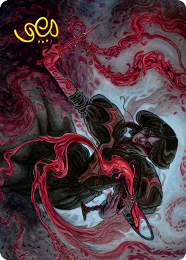 Change of Fortune Art Card (Gold-Stamped Signature) [Innistrad: Crimson Vow Art Series] MTG Single Magic: The Gathering    | Red Claw Gaming