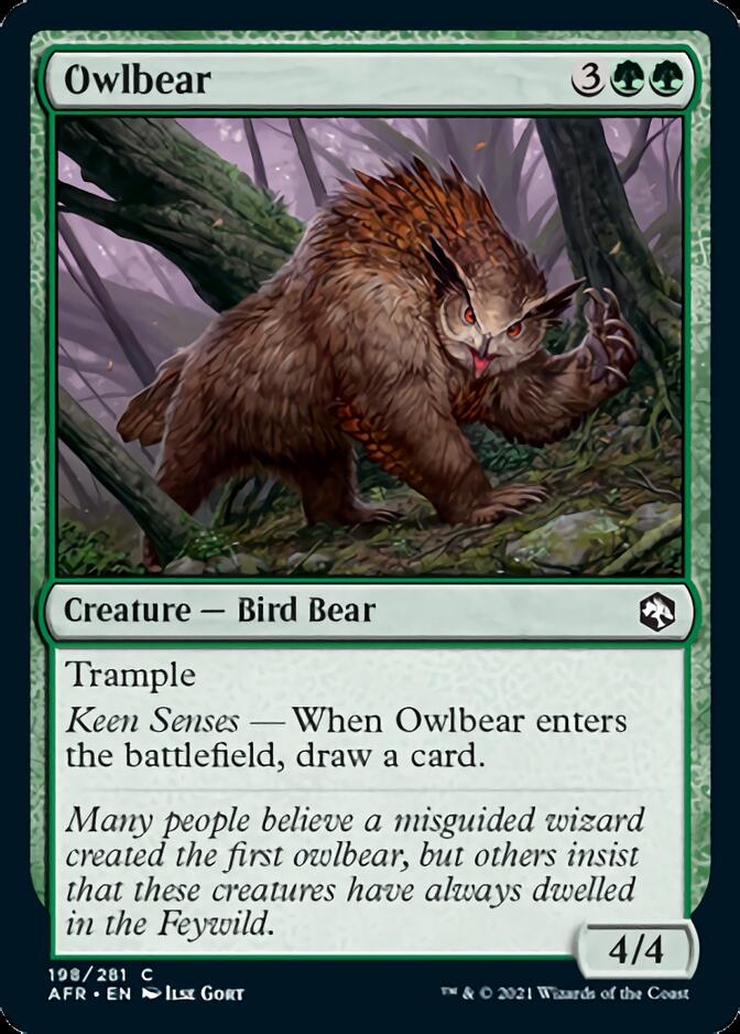 Owlbear [Dungeons & Dragons: Adventures in the Forgotten Realms] MTG Single Magic: The Gathering    | Red Claw Gaming