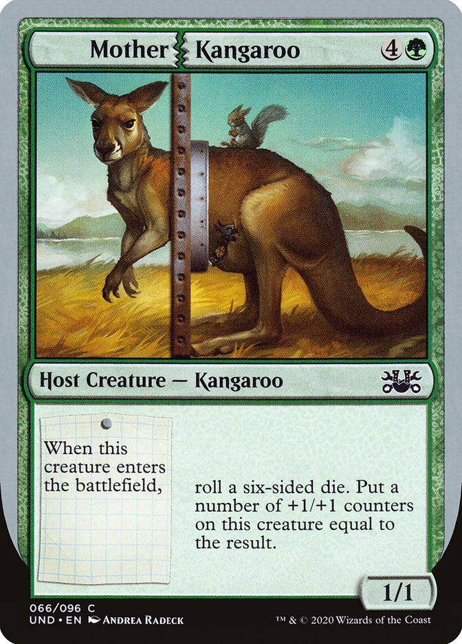 Mother Kangaroo [Unsanctioned] MTG Single Magic: The Gathering    | Red Claw Gaming