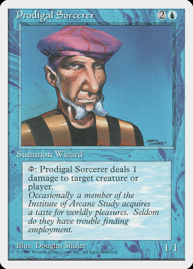 Prodigal Sorcerer [Fourth Edition] MTG Single Magic: The Gathering    | Red Claw Gaming