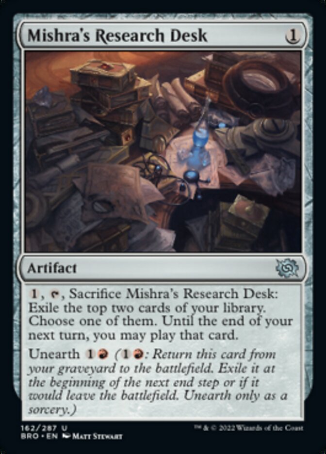 Mishra's Research Desk [The Brothers' War] MTG Single Magic: The Gathering    | Red Claw Gaming