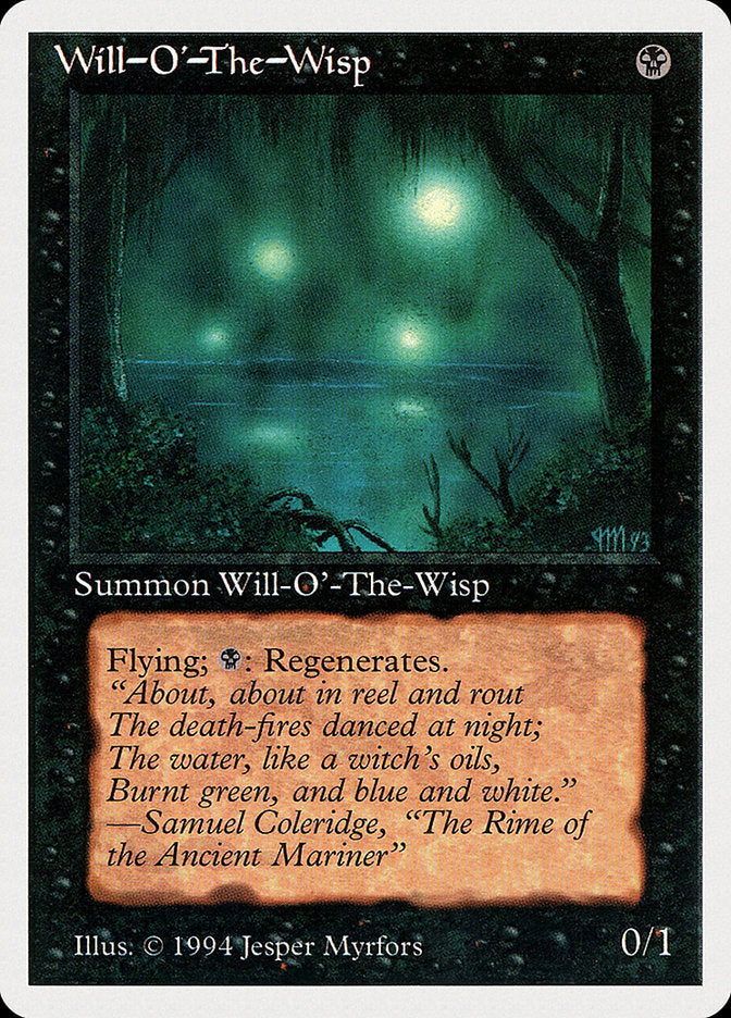 Will-o'-the-Wisp [Summer Magic / Edgar] MTG Single Magic: The Gathering    | Red Claw Gaming