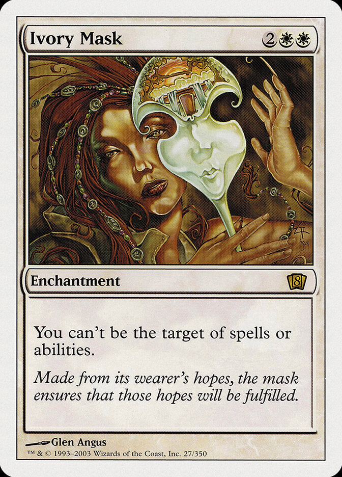 Ivory Mask [Eighth Edition] MTG Single Magic: The Gathering    | Red Claw Gaming