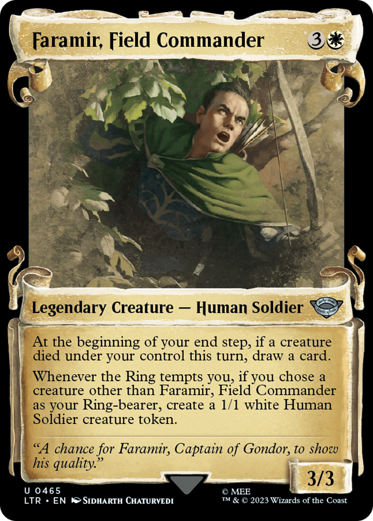 Faramir, Field Commander [The Lord of the Rings: Tales of Middle-Earth Showcase Scrolls] MTG Single Magic: The Gathering    | Red Claw Gaming