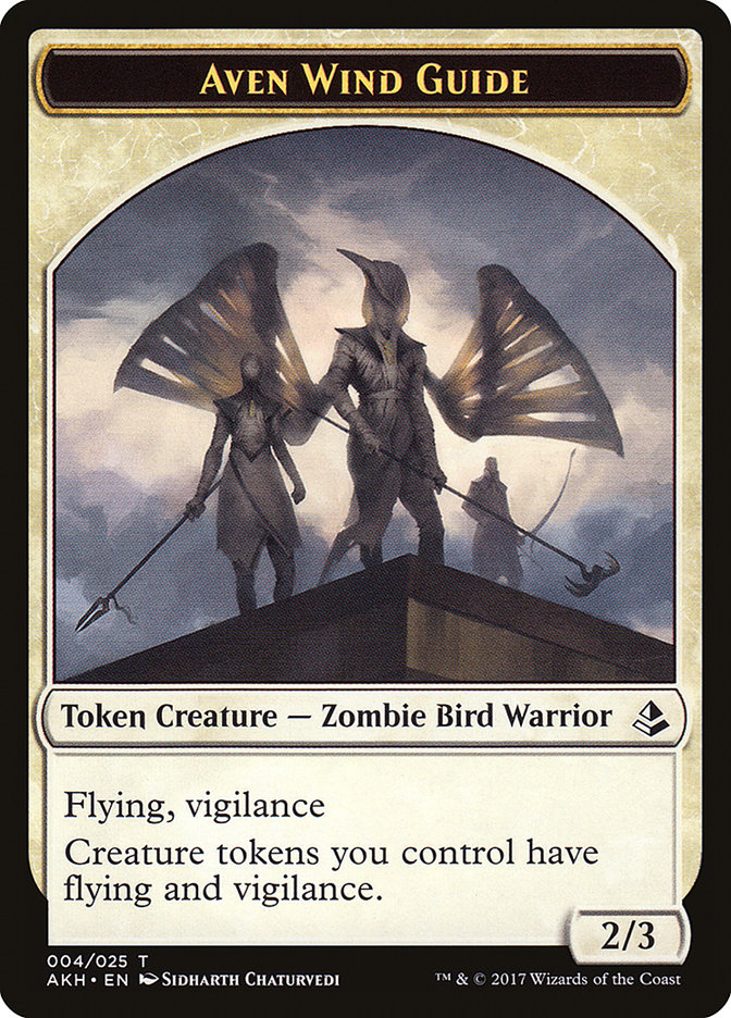 Aven Wind Guide Token [Amonkhet Tokens] MTG Single Magic: The Gathering    | Red Claw Gaming