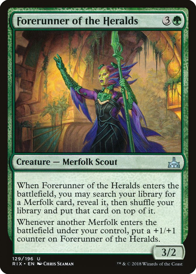 Forerunner of the Heralds [Rivals of Ixalan] MTG Single Magic: The Gathering    | Red Claw Gaming