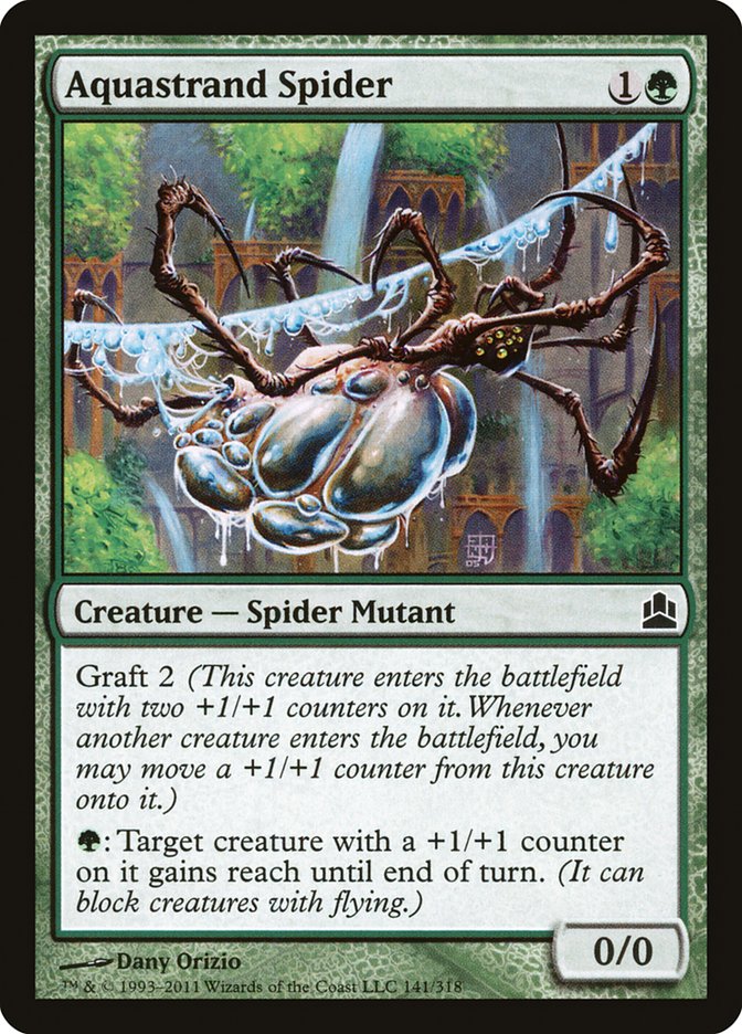 Aquastrand Spider [Commander 2011] MTG Single Magic: The Gathering    | Red Claw Gaming