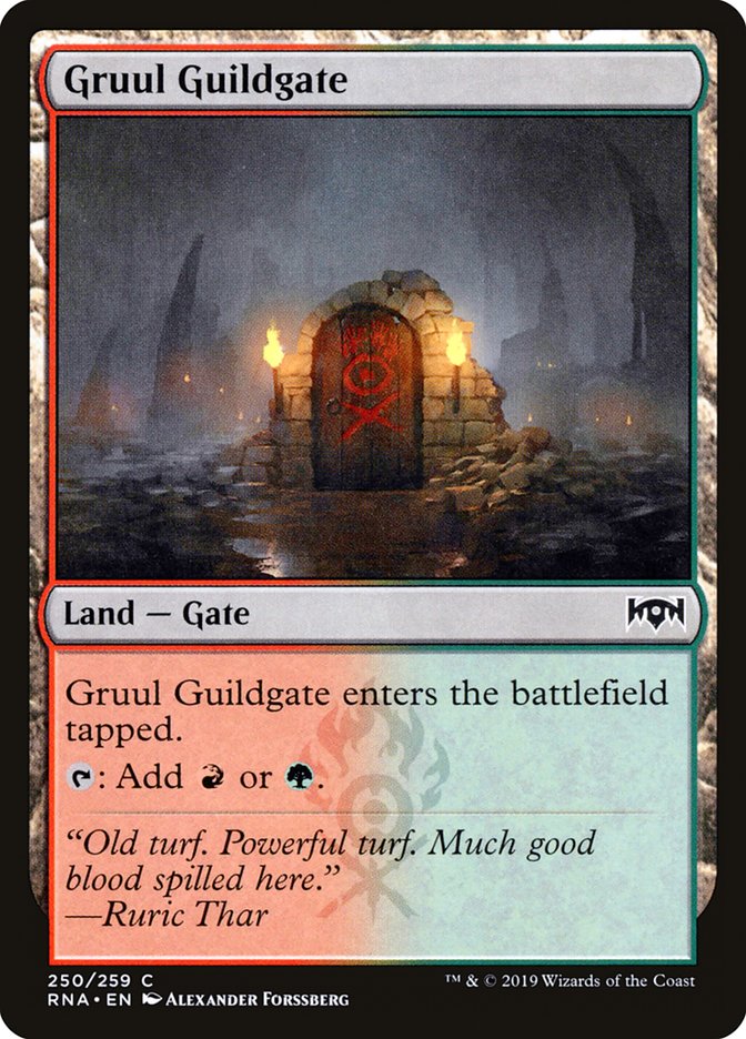 Gruul Guildgate (250/259) [Ravnica Allegiance] MTG Single Magic: The Gathering    | Red Claw Gaming
