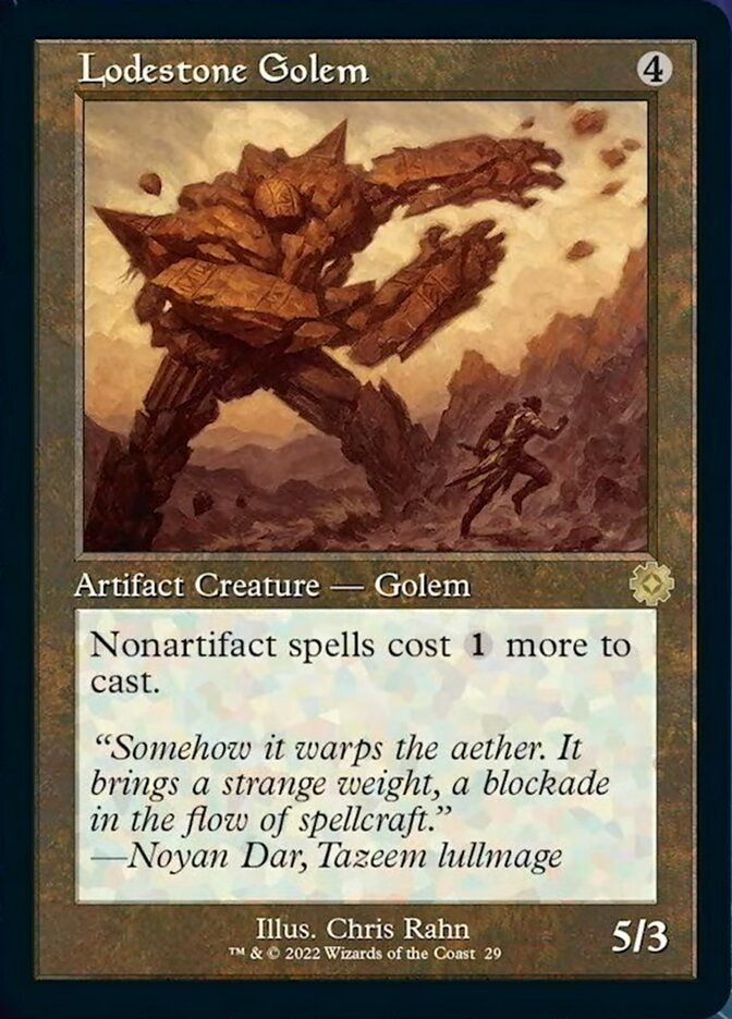 Lodestone Golem (Retro) [The Brothers' War Retro Artifacts] MTG Single Magic: The Gathering    | Red Claw Gaming