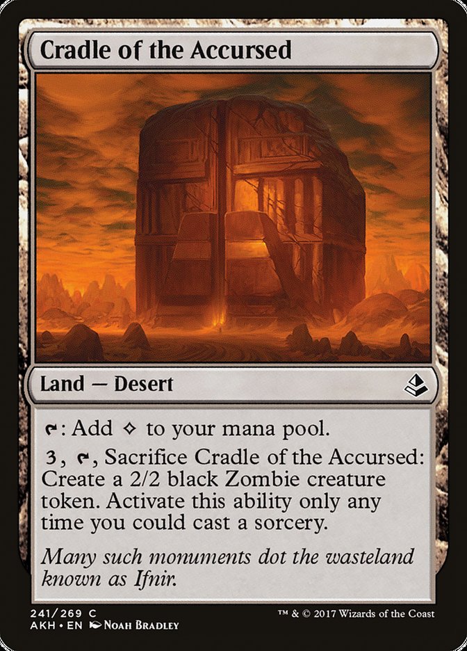 Cradle of the Accursed [Amonkhet] MTG Single Magic: The Gathering    | Red Claw Gaming