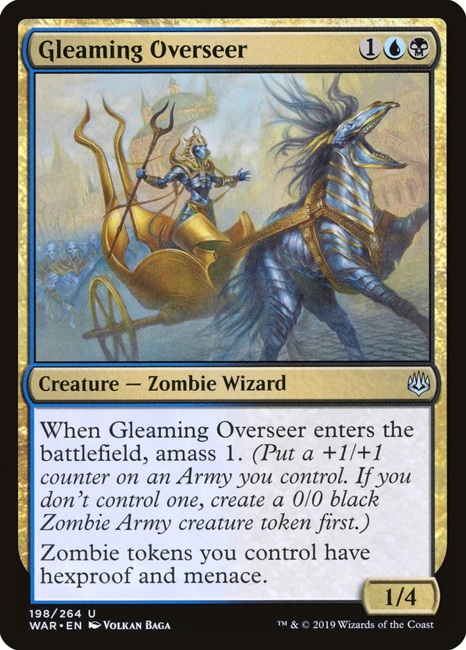 Gleaming Overseer [War of the Spark] MTG Single Magic: The Gathering    | Red Claw Gaming