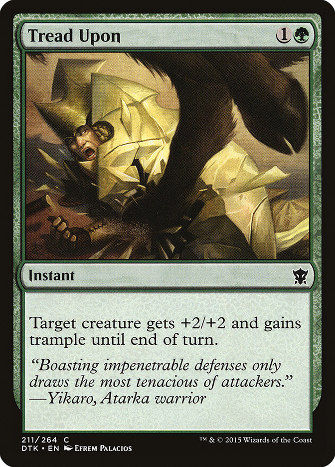 Tread Upon [Dragons of Tarkir] MTG Single Magic: The Gathering    | Red Claw Gaming