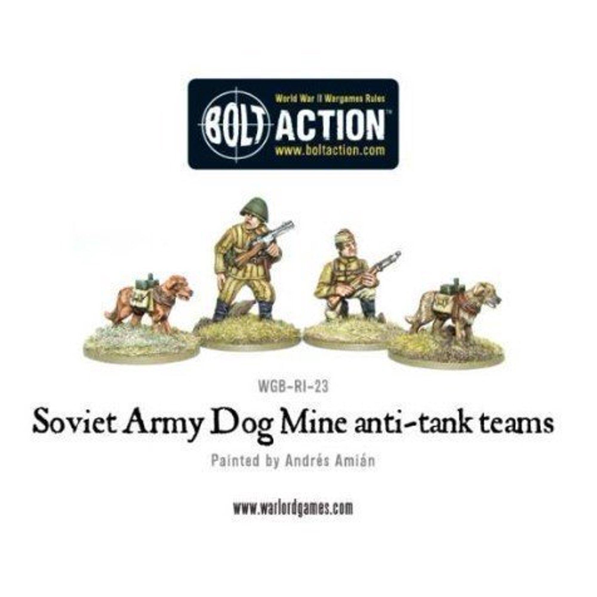 Soviet Anti-Tank Dog Teams Soviet Warlord Games    | Red Claw Gaming