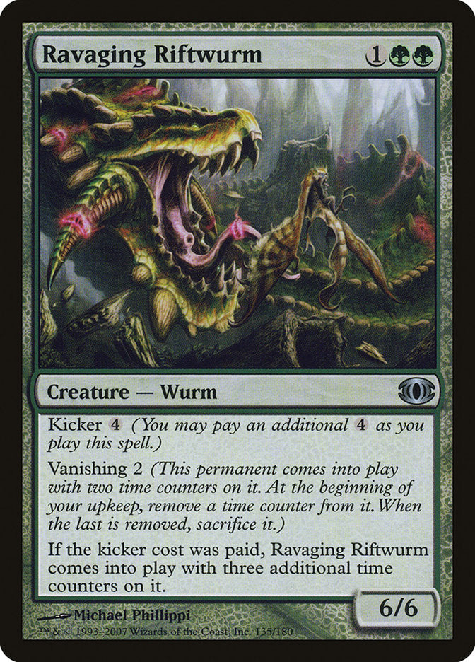 Ravaging Riftwurm [Future Sight] MTG Single Magic: The Gathering    | Red Claw Gaming