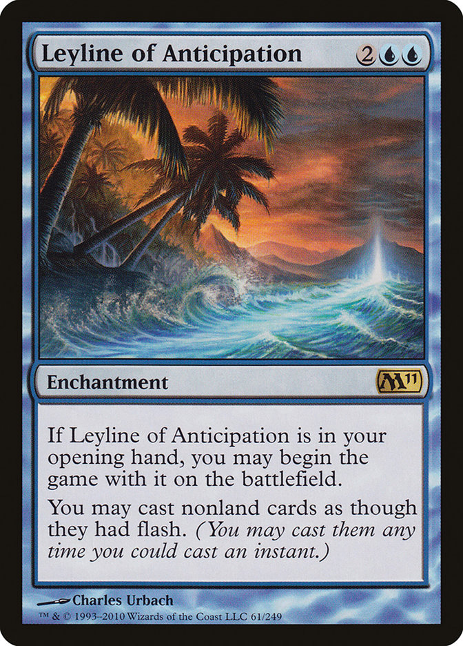 Leyline of Anticipation [Magic 2011] MTG Single Magic: The Gathering    | Red Claw Gaming