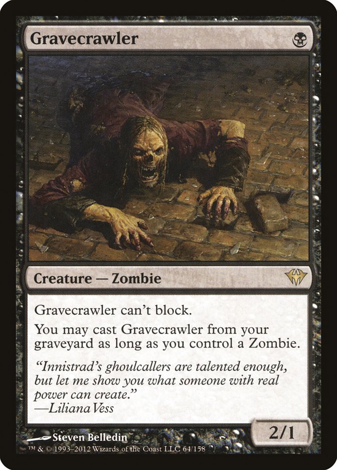 Gravecrawler [Dark Ascension] MTG Single Magic: The Gathering    | Red Claw Gaming