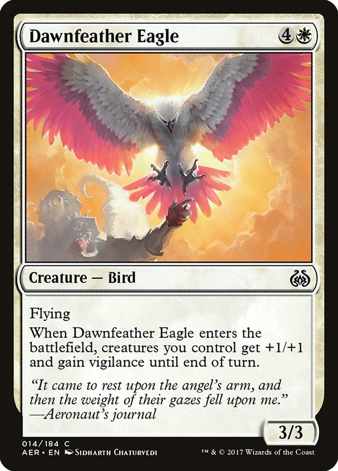 Dawnfeather Eagle [Aether Revolt] MTG Single Magic: The Gathering    | Red Claw Gaming