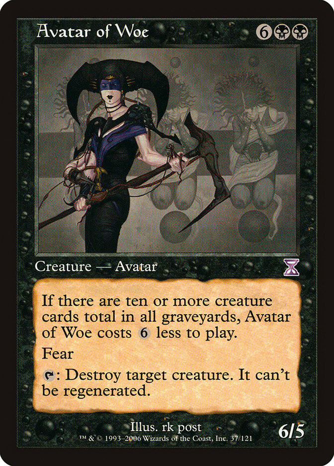 Avatar of Woe [Time Spiral Timeshifted] MTG Single Magic: The Gathering    | Red Claw Gaming