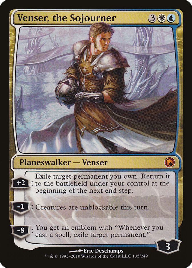 Venser, the Sojourner [Scars of Mirrodin] MTG Single Magic: The Gathering    | Red Claw Gaming