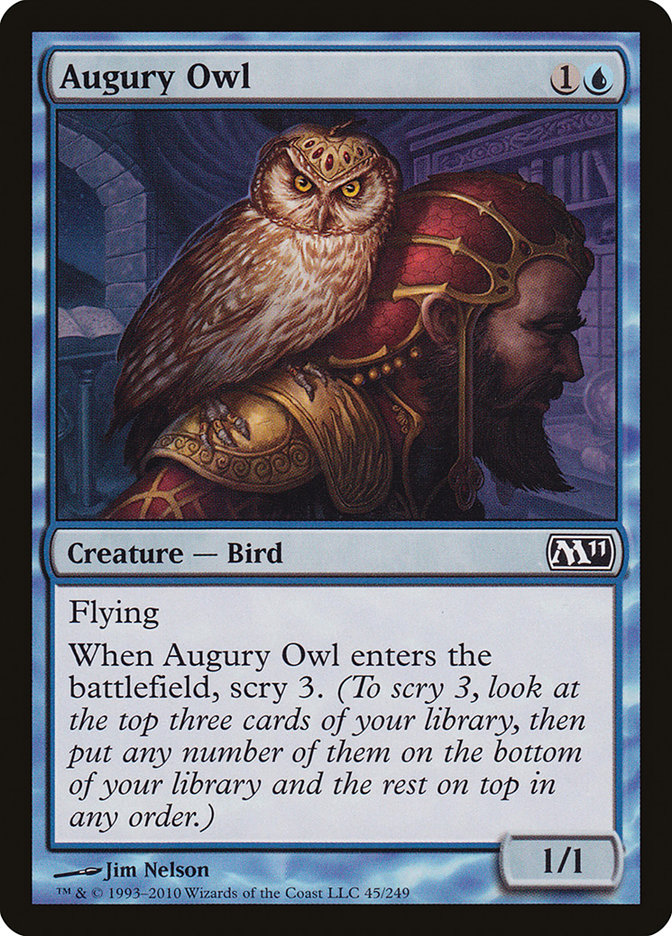 Augury Owl [Magic 2011] MTG Single Magic: The Gathering    | Red Claw Gaming