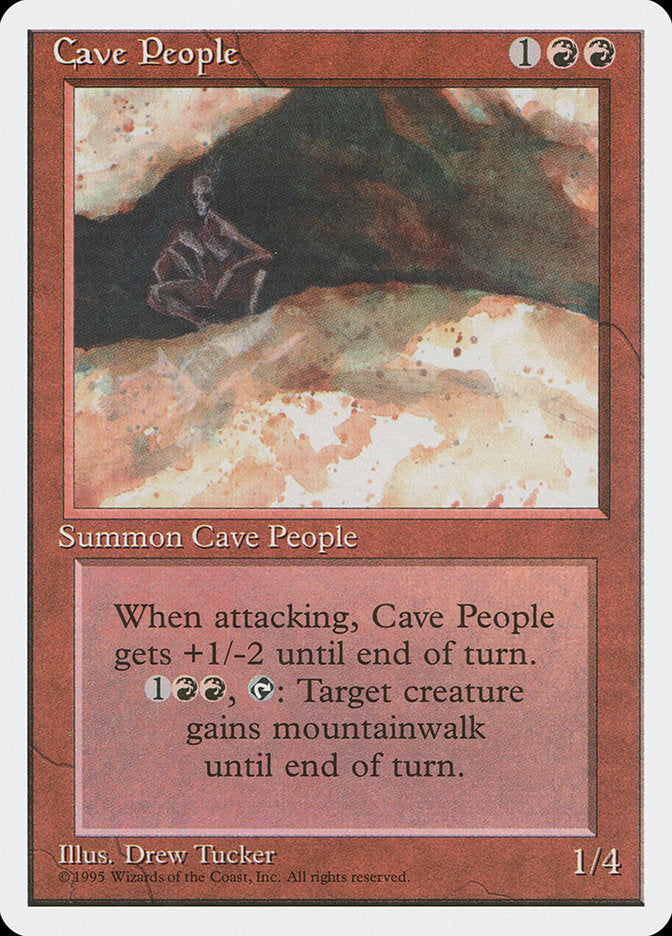 Cave People [Fourth Edition] MTG Single Magic: The Gathering    | Red Claw Gaming