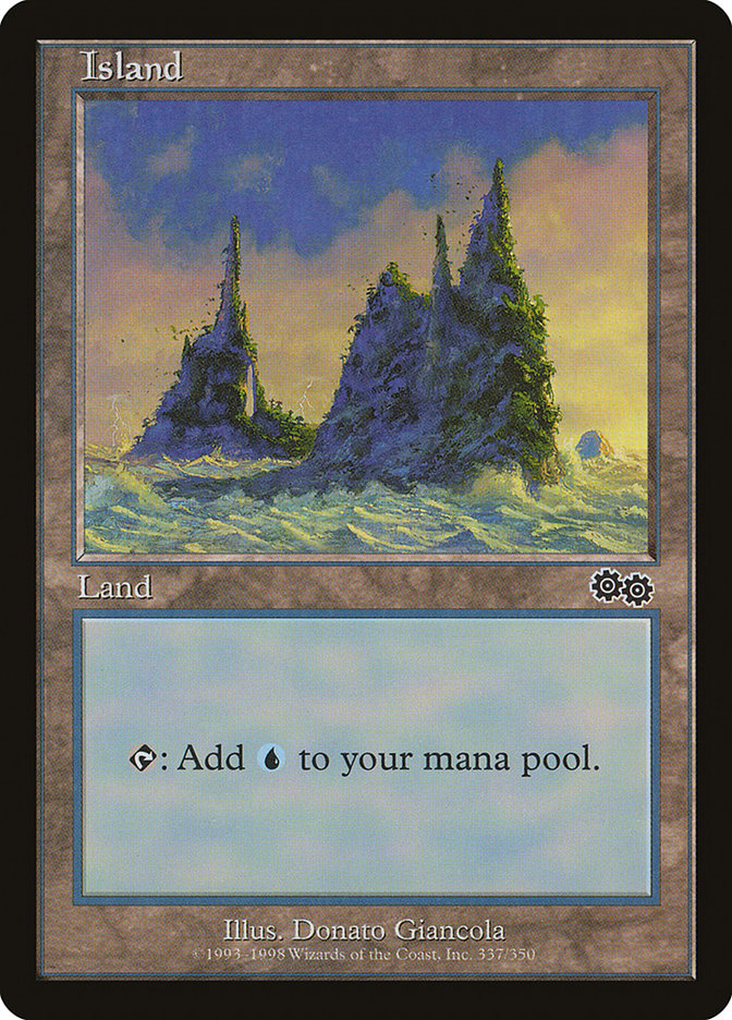 Island (337) [Urza's Saga] MTG Single Magic: The Gathering    | Red Claw Gaming