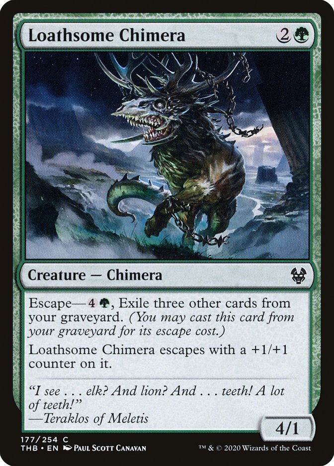 Loathsome Chimera [Theros Beyond Death] MTG Single Magic: The Gathering    | Red Claw Gaming